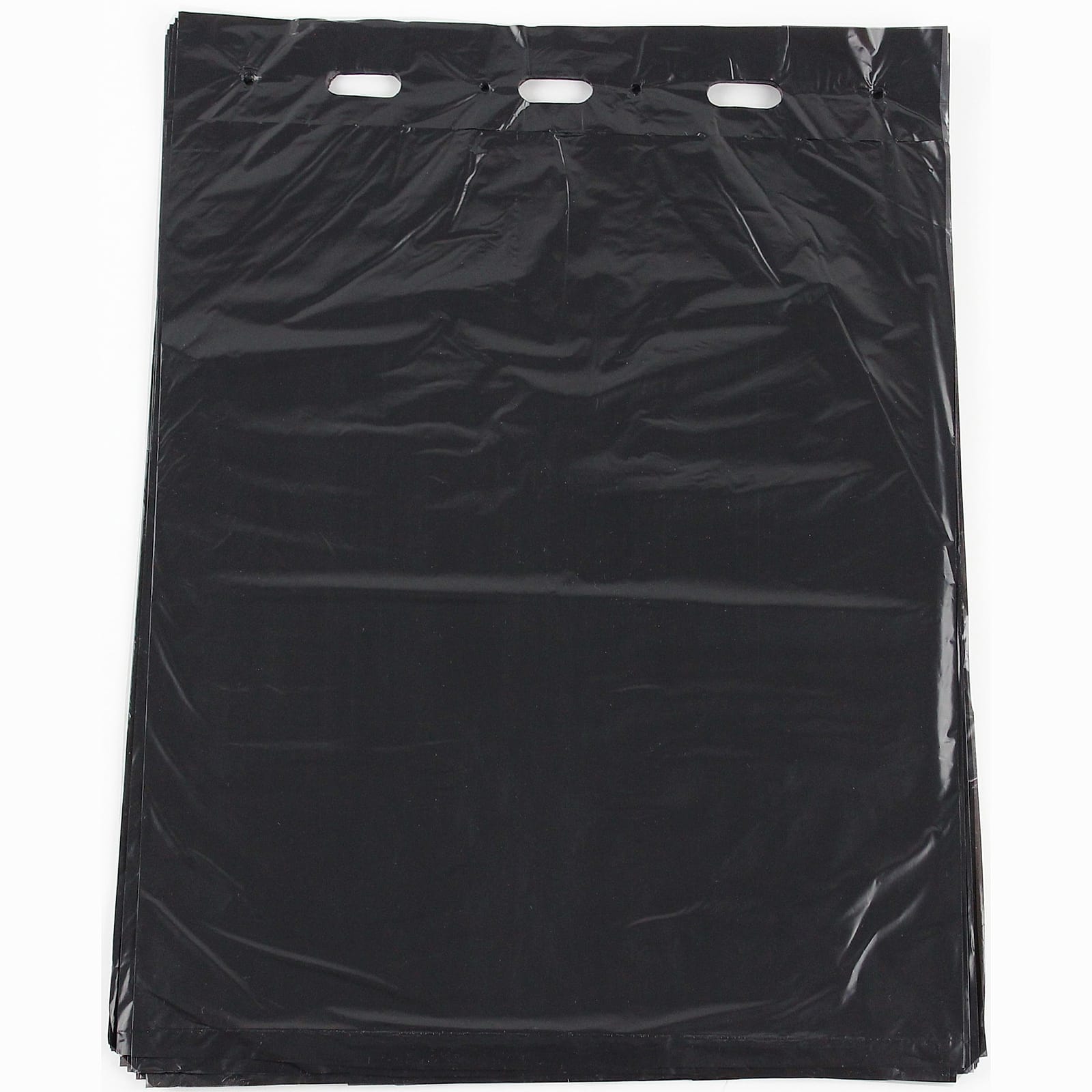 PE-HD Hundekotbeutel, schwarz eingefärbt, unbedruckt 250 x 310