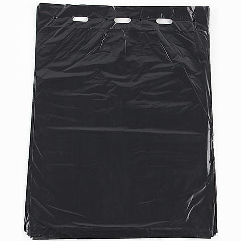 PE-HD Hundekotbeutel, schwarz eingefärbt, unbedruckt 250 x 310