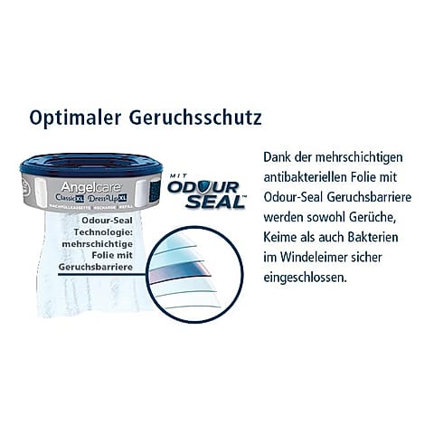 6er-Pack Nachfüllkassetten für Windeleimer Comfort